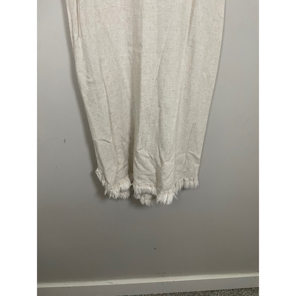Umgee Crochcet Sleeve Linen Cotton Mini Dress Size Small Bohemian Beach Casual - Picture 4 of 10